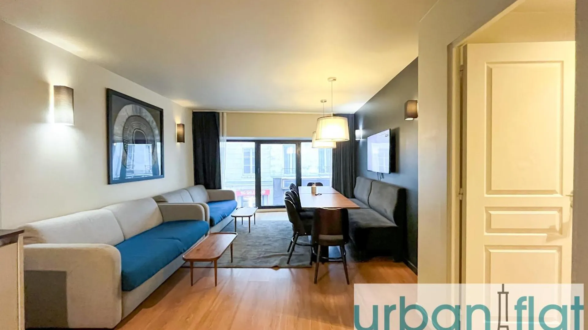 131 - Urban Brand New 110M2 Beautiful Flat In Montorgueil Daire Paris 0*,  Fransa